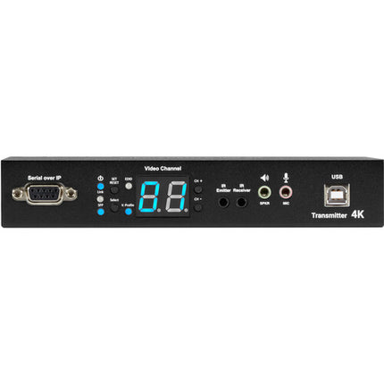 Black Box MediaCento IPX Transmisor A/V sobre IP UHD 4K 30fps 100m con cables
