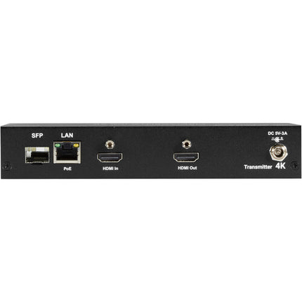 Black Box MediaCento IPX Transmisor A/V sobre IP UHD 4K 30fps 100m con cables