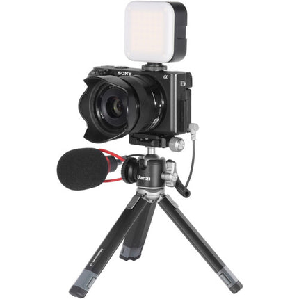 Ulanzi MT-24 Trípode para Cámara Vlog 21 cm Capacidad 2.5 kg con Cabezal Bola Arca-Type