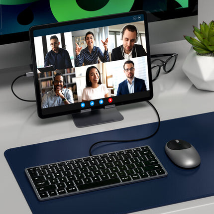 Satechi Slim W1 Teclado Retroiluminado Alámbrico Teclas Retroiluminadas USB-C