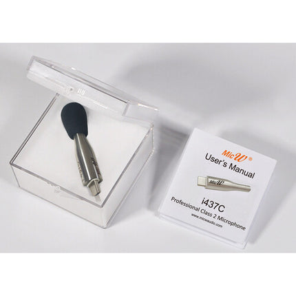 MicW i437C Micrófono Omnidireccional para iPad Pro con USB Tipo-C y Paraviento