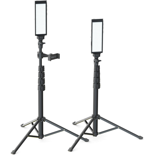 DigiPower PRO2 180 LED Kit de Iluminación Bi-Color 3200-5600K con Soportes