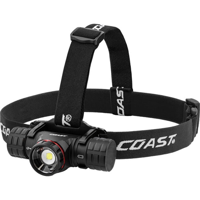 COAST XPH34R Linterna Frontal LED Recargable 2075 lúmenes IP54 con Kit Hardhat