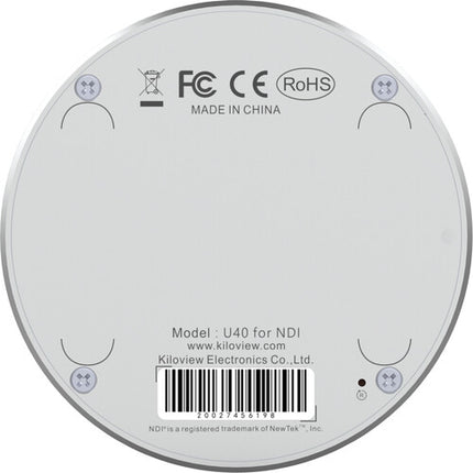 Kiloview U40 Convertidor HDMI a NDI 4K60p con Doble Puerto de Red DC Out