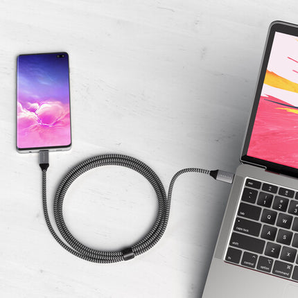 Satechi Cable USB Type-C macho a macho 6.5 pies 2 m 480 Mb/s trenzado