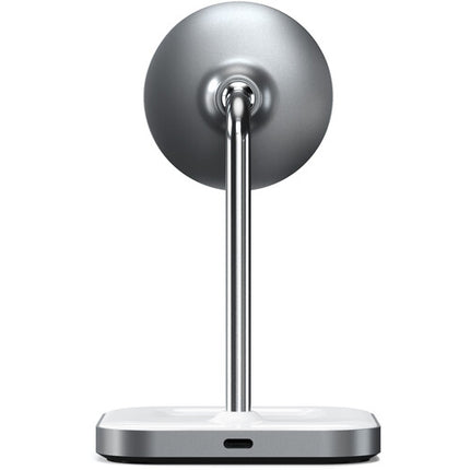 Satechi Soporte de Carga Magnético Inalámbrico 2 en 1 para iPhone 12 y AirPods Pro 7.5W 5W