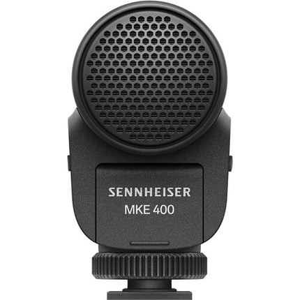 Sennheiser MKE 400 Kit Micrófono Escopeta para Cámara con Mini Trípode y Clamp para Smartphone