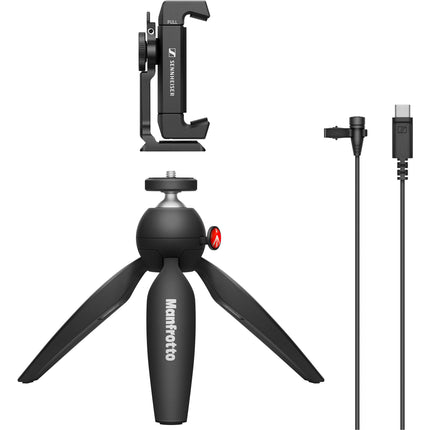 Sennheiser XS LAV USB-C Kit Móvil Micrófono Trípode Soporte y Funda