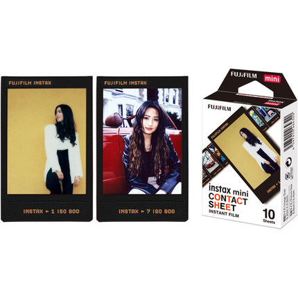 FUJIFILM instax mini Película Contact Sheet Tamaño Tarjeta Crédito