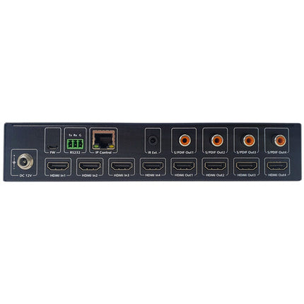 Alfatron Compact 4x4 conmutador matriz HDMI 4K 60Hz 4 salidas S/PDIF