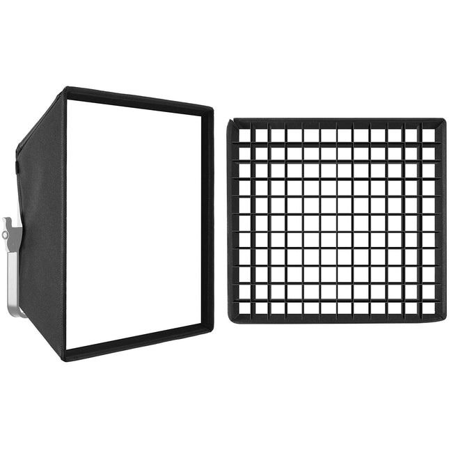 GVM Softbox para Paneles LED 15 x 15.7 pulgadas con Rejilla de Tela