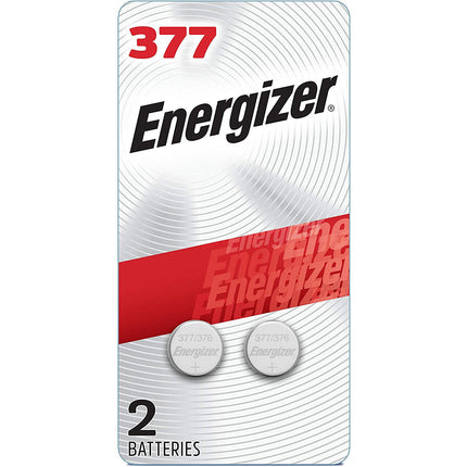 Energizer 377 Batería de Óxido de Plata 1.5V para Dispositivos Pequeños 2-Pack