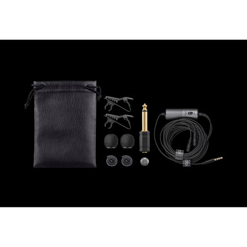 Godox LMD-40C Micrófono Lavalier Dual Omnidireccional 13 pies cable y baterías incluida