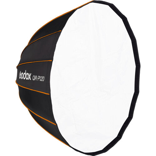 Godox P120 Softbox Parabólico de Liberación Rápida 120 cm con Difusores y Funda
