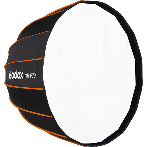 Godox P70 Softbox Parabólico Liberación Rápida 70 cm con Difusores y Estuche