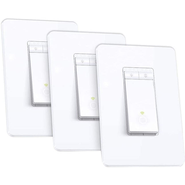 TP-Link HS220 Interruptor Inteligente Wi-Fi con Dimmer 3 unidades 2.4 GHz