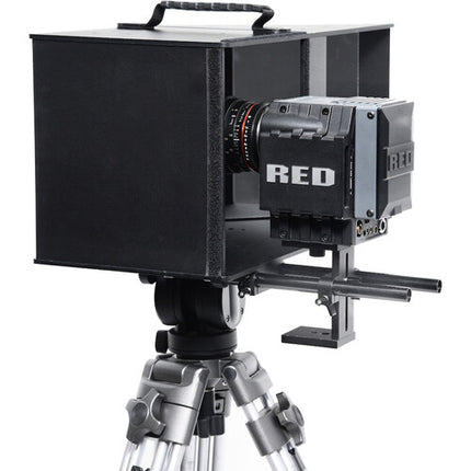 Glide Gear Face-2-Face Periscopio y Teleprompter para Entrevistas con Soporte de Tablet y Riser de Cámara