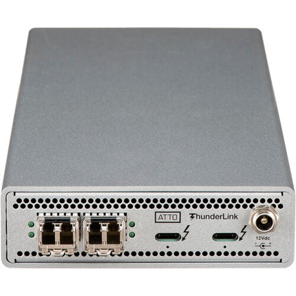ATTO Technology Dual Thunderbolt 3 Adaptador Ethernet 2x10 Gb 2x40 Gb/s
