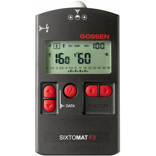 Gossen Sixtomat F2 Fotómetro con Medición de Luz Incidente y Flash con Correa