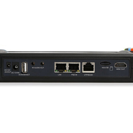 Tote Vision Monitor de prueba 7" 4K para cámaras IP y analógicas con multímetro y trazador de cables