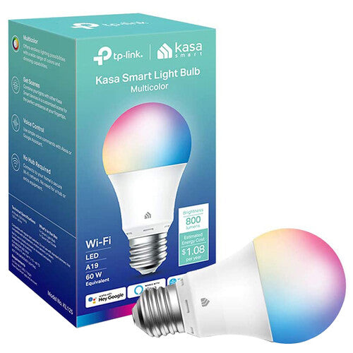 TP-Link KL125 Kasa Bombilla Inteligente Wi-Fi Multicolor 800 Lúmenes Regulable