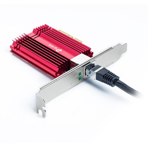 TP-Link TX401 Adaptador PCIe Ethernet 10G con Cable Cat 6a y Brackets