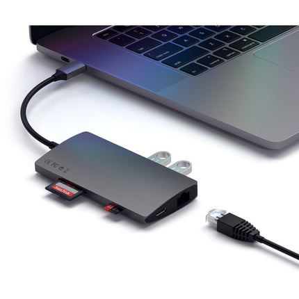Satechi Adaptador Multi Puerto USB Tipo-C 4K HDMI Ethernet Gigabit