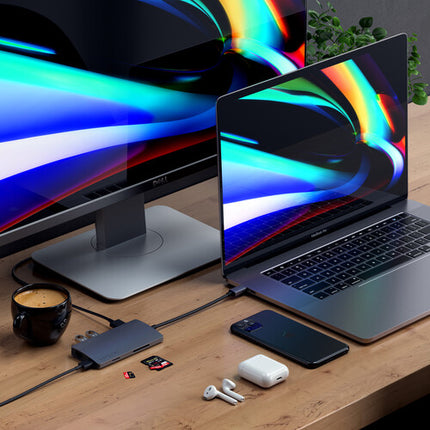 Satechi Adaptador Multi Puerto USB Tipo-C 4K HDMI Ethernet Gigabit