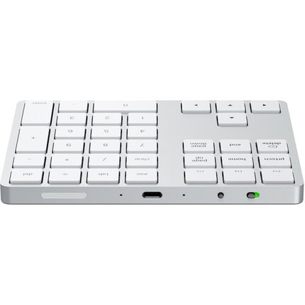 Satechi Bluetooth Teclado Numérico Extendido para Mac Plata USB-C Recargable
