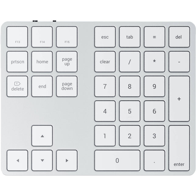 Satechi Bluetooth Teclado Numérico Extendido para Mac Plata USB-C Recargable