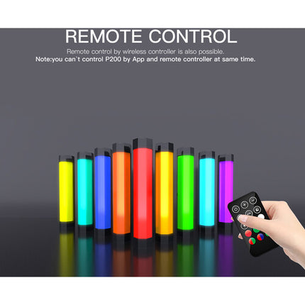 DigitalFoto Solution Limited luz tubular RGB resistente al agua IP65 con batería integrada y magneto 8 x 1.5" temperatura 3000-6000K