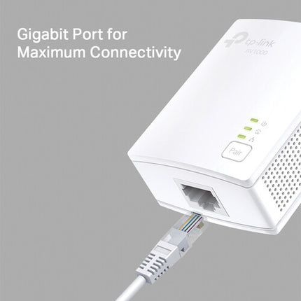 TP-Link AV1000 Kit Powerline Gigabit 2 Módulos Alcance 300m AES 128-bit