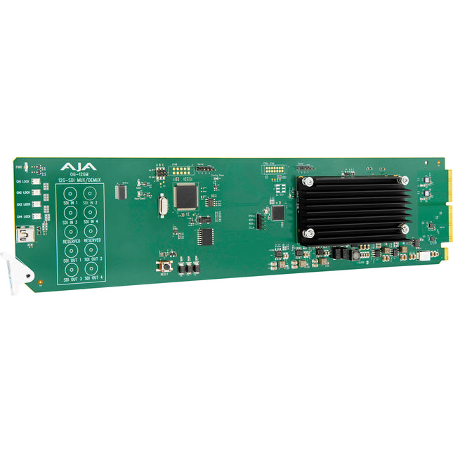 AJA OG-12GM Muxer Demuxer SDI 12G a Quad-Link 3G SDI 4K60 16-Ch Audio