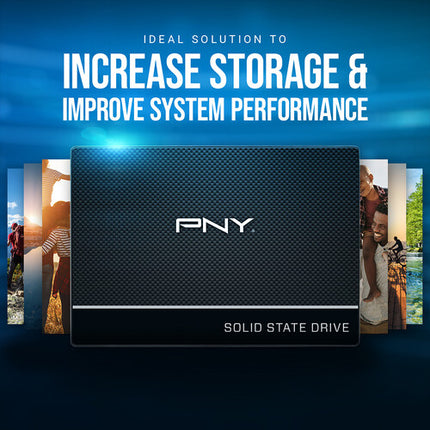 PNY 250GB CS900 SSD Interno SATA III 2.5" 535MB/s Lectura 500MB/s Escritura