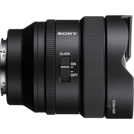 Sony FE 14mm f1.8 GM Objetivo Full Frame con Autoenfoque y Anillo de Apertura