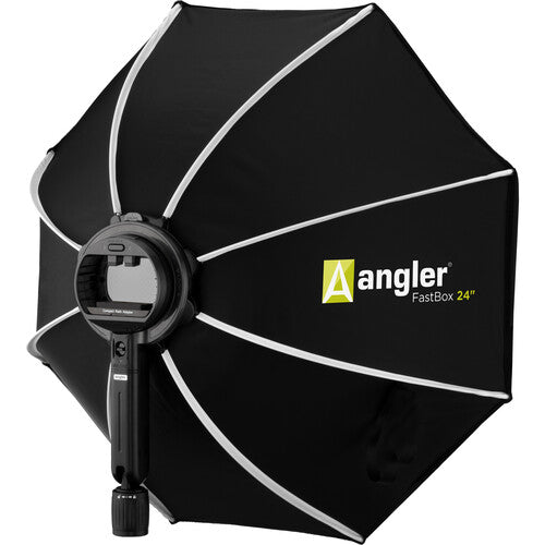 Angler On-Camera Flash Softbox 24 Pulgadas Octagonal con Rejilla de Tela