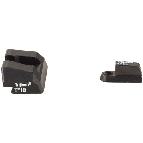 Trijicon HD Night Sights para CZ P-10 con Anillo Frontal Amarillo Iluminado Tritio