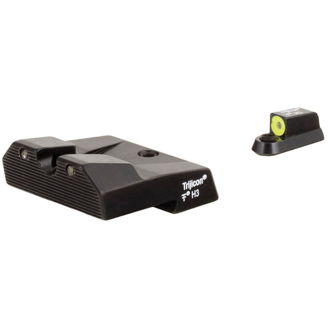 Trijicon HD Mira Nocturna para CZ P-10 Anillo Frontal Amarillo Tritio Verde