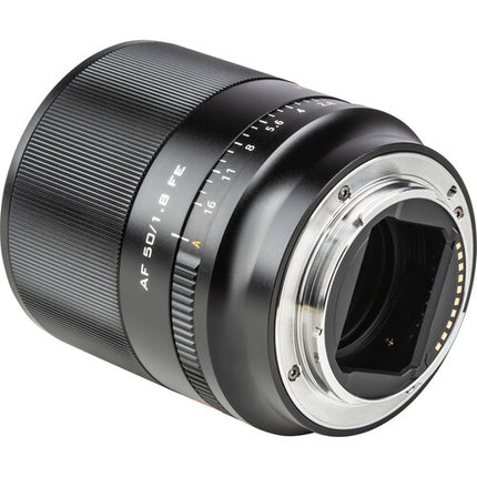 Viltrox 50mm f18 Objetivo para Sony E-mount Formato Full Frame y Autoenfoque STM