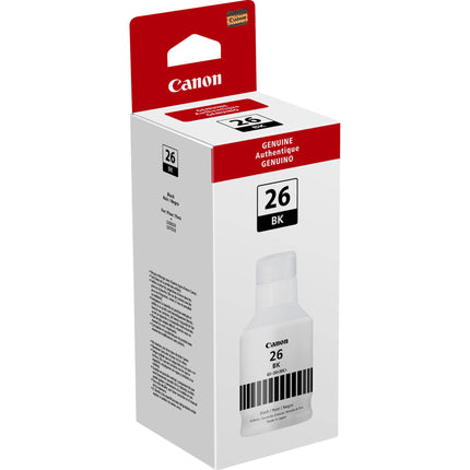 Canon GI-26 Tinta Negra Pigmentada para Impresoras MAXIFY 6020 7020