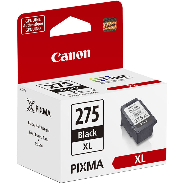 Canon PG-275XL Cartucho de Tinta Negra para PIXMA TS3520 y TR4720 11.9mL