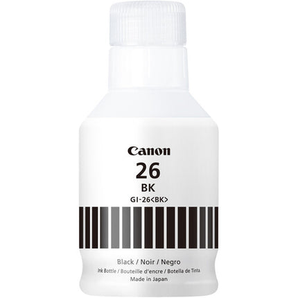 Canon GI-26 Tinta Negra Pigmentada para Impresoras MAXIFY 6020 7020