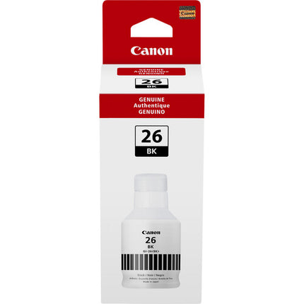 Canon GI-26 Tinta Negra Pigmentada para Impresoras MAXIFY 6020 7020