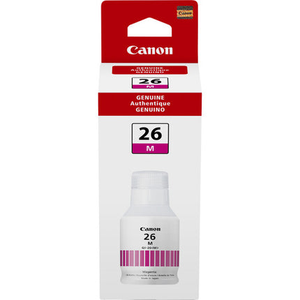 Canon GI-26 Tinta Magenta Pigmentada para Impresoras MAXIFY 6020 y 7020