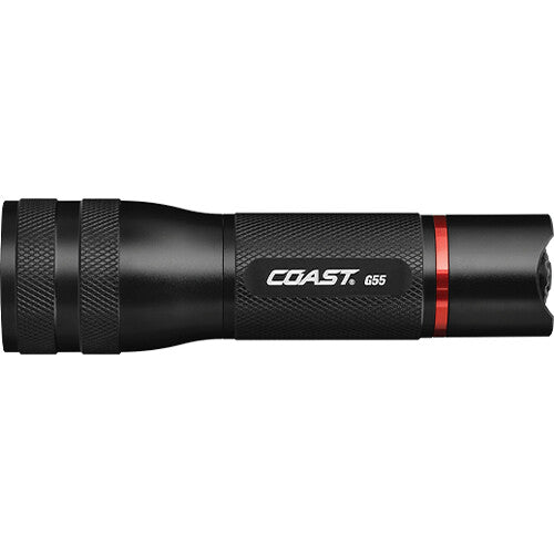 COAST G55 Linterna LED 95-650 Lúmenes Enfoque Giratorio 17 Horas