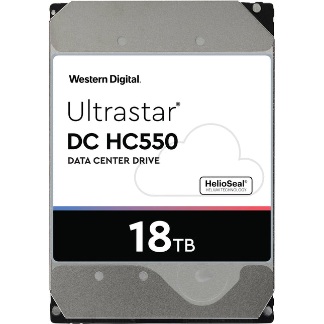 WD 18TB UltraStar DC HC550 HDD Interno 3.5" 7200 rpm SAS-3 512MB Cache