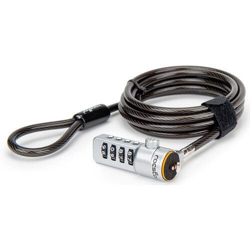 Rocstor Rocbolt Candado con Cable 6 Pies Código 4 Dígitos Acero Galvanizado