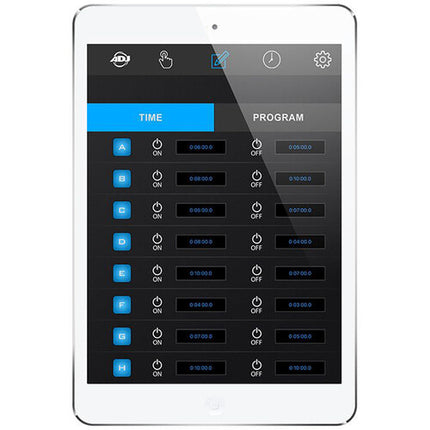 American DJ Airstream Wi-Fi Bar Control iPhone iPad 4 Salidas 2.4 GHz