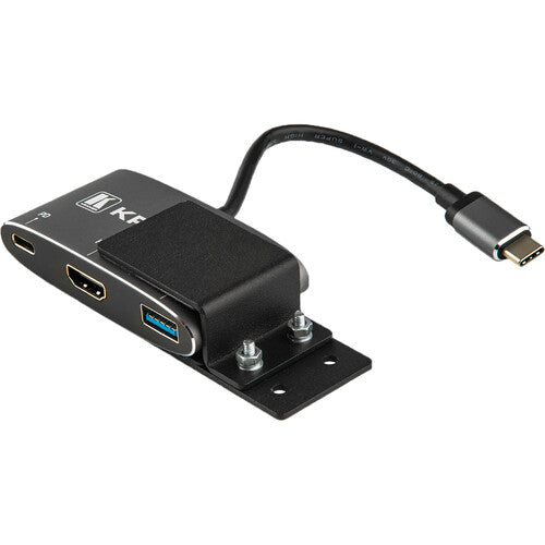 Kramer KDock-1 Adaptador Multipuerto 3 Puertos HDMI 4K USB 3.0 y C 60W PD