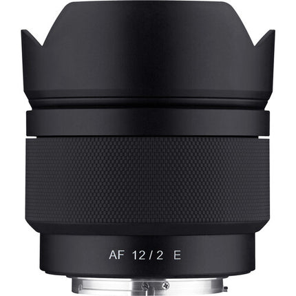 Samyang 12mm f2.0 objetivo angular ultra gran angular para Sony E-Mount con motor STM y enfoque mínimo de 7.48 pulgadas